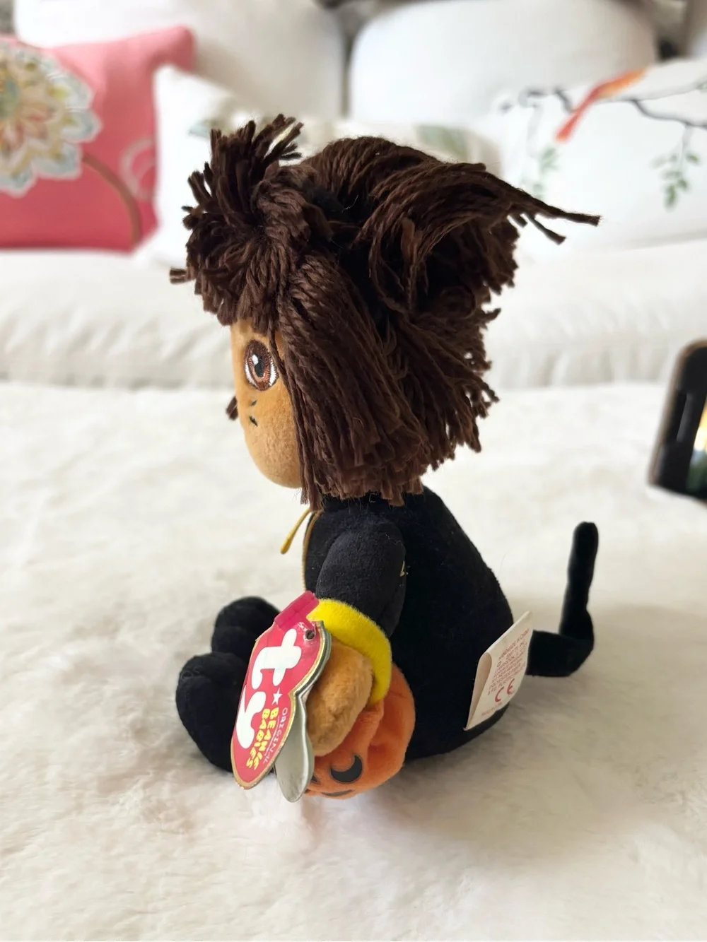 5/$15 🩷 MUST BUNDLE Ty Dora Halloween Plush Doll with Brown Yarn Hair